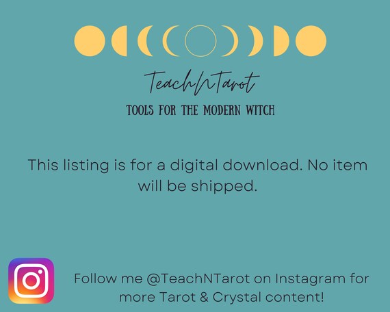 2024 Writual Tarot Planner - Printable PDF