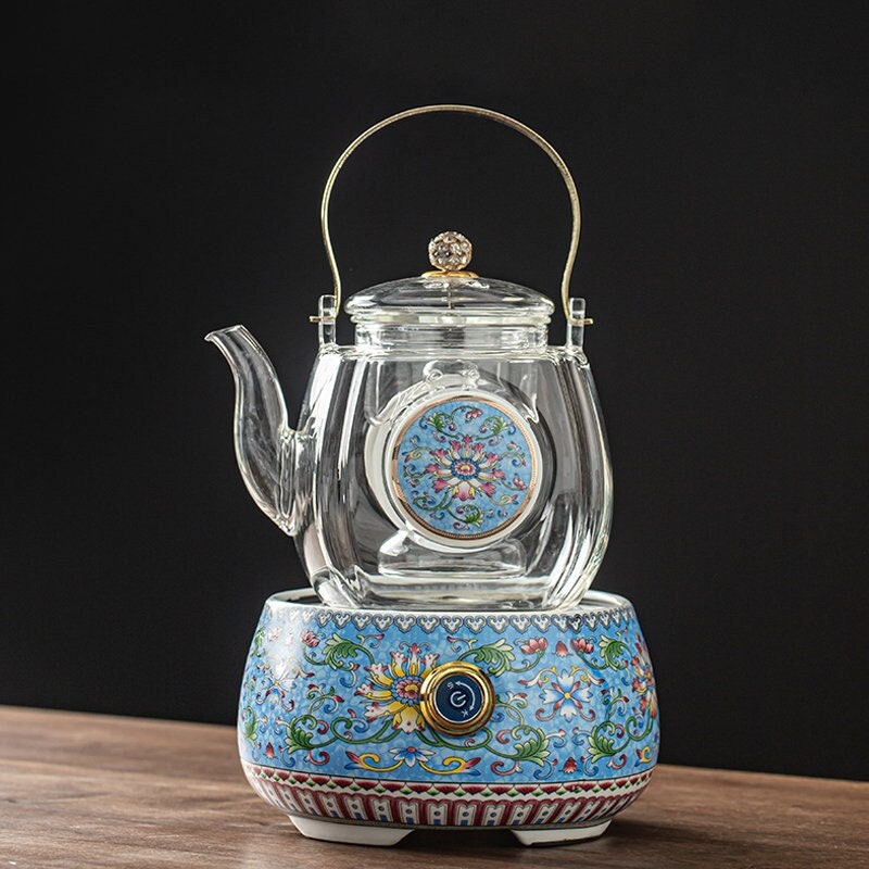 1600ml Borosilicate Custom Teapot Bottles Blown Water Glass