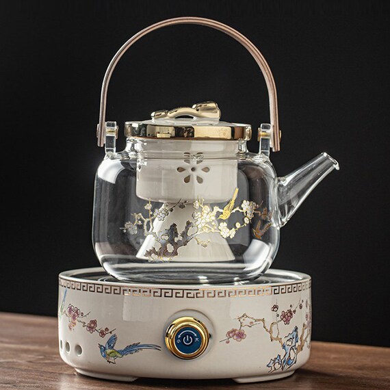 Glass Boiling Tea Kettlehome-steaming Dual-use High-temperature