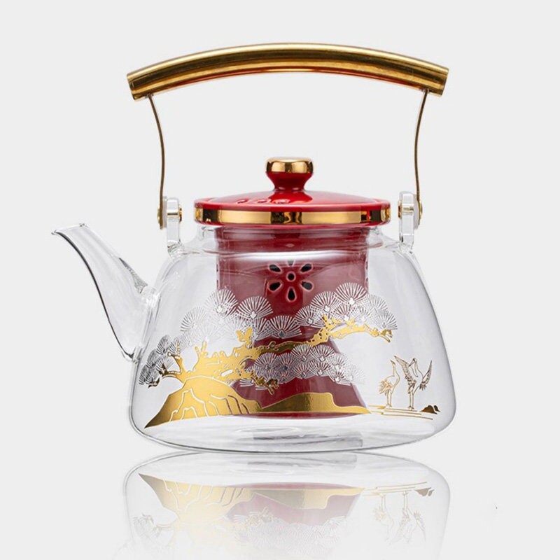 Electric Ceramic Stove Teapot Teapot Fully Automatic Tea Steaming Stove  High Temperature Resistant Glass Teapot Mother's Day Gift 
