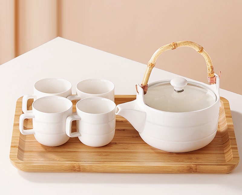 DABIN Chinese Kung Fu Tea Set Travel Tea Set Ceramic Portable Tea Set  Teapot Tea Maker Infuser Teacup Cup for Tea