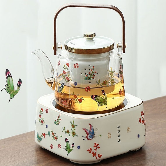 Electric Ceramic Stove Teapot Teapot Fully Automatic Tea Steaming Stove  High Temperature Resistant Glass Teapot Mother's Day Gift 