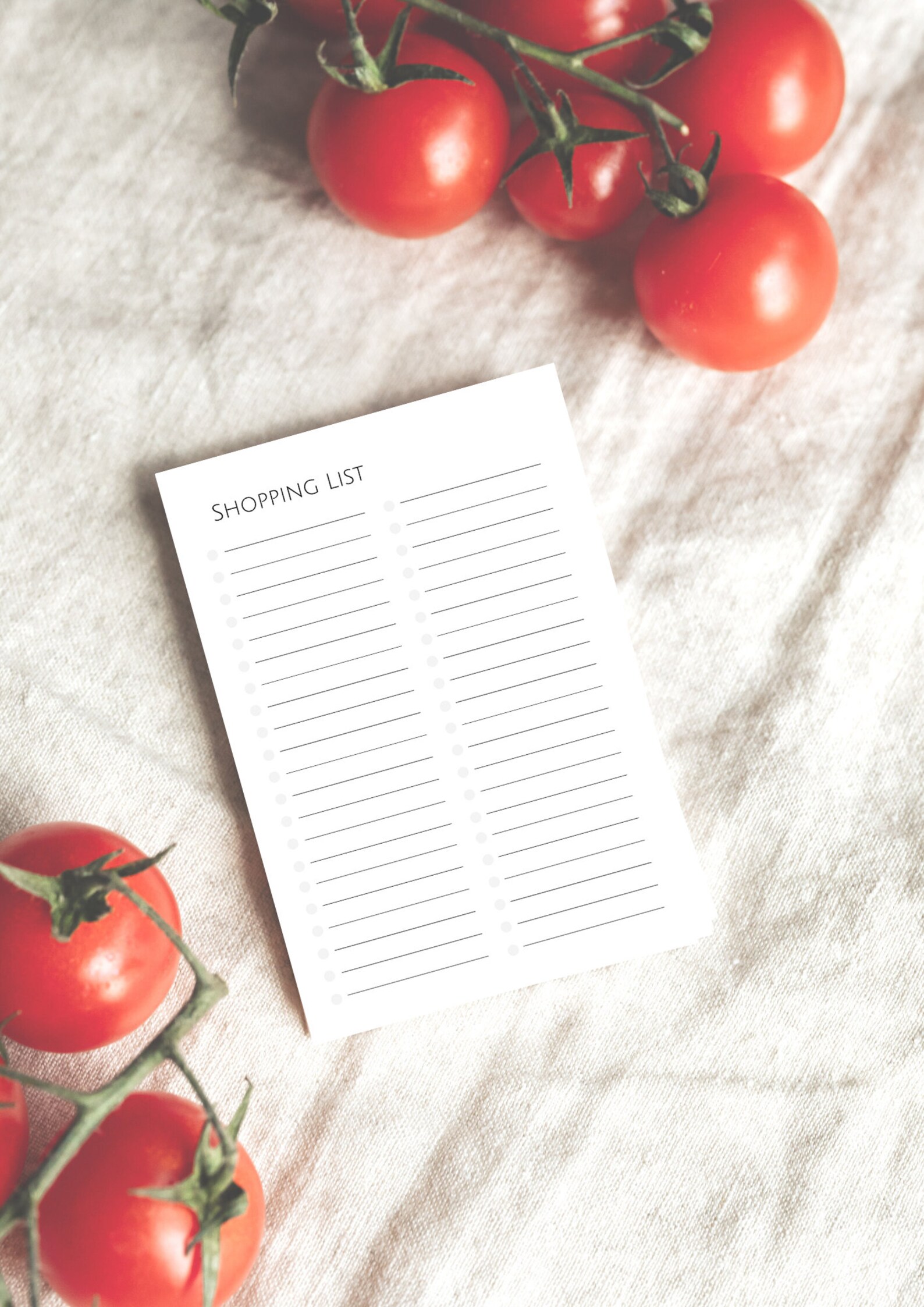 A4 Shopping Checklist, Grocery Checklist, Printable Shopping Checklist, Grocery Shopping List ...