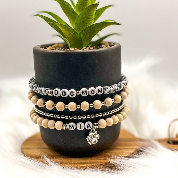 Dog Mom Bracelet Etsy