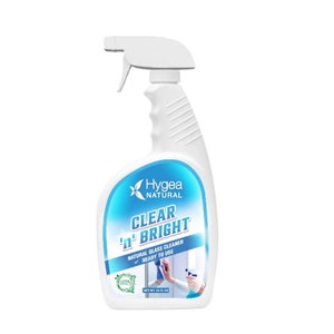 Hygea Natural Clean &#39;n&#39; Bright-Glass Cleaner Spray-Streak-Free Window Cleaning Foam Safe & Fast with Non-Toxic Ingredients and Ammonia Free