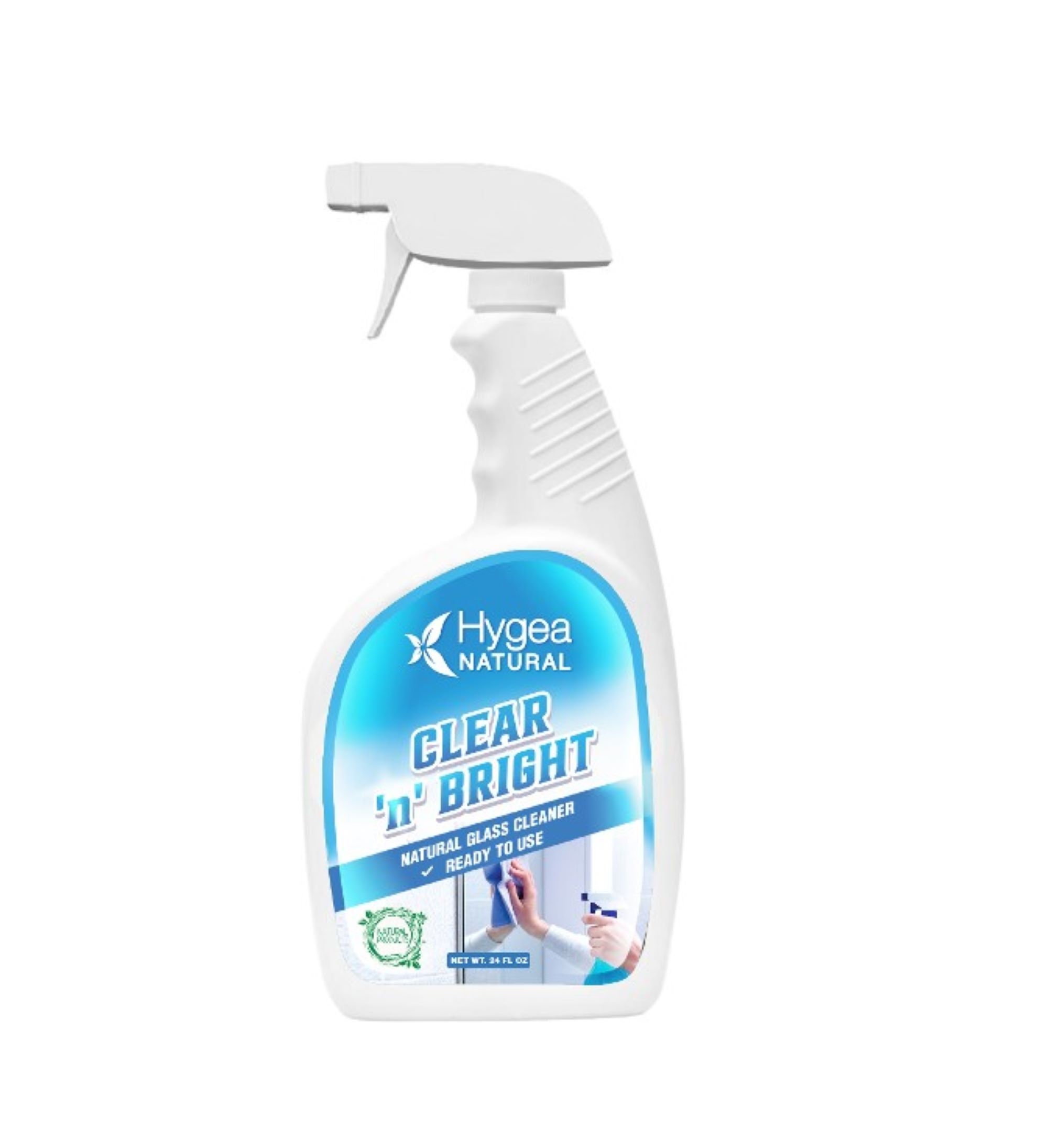 Clear 'n' Bright Natural Glass Cleaner Ready to Use Gallon