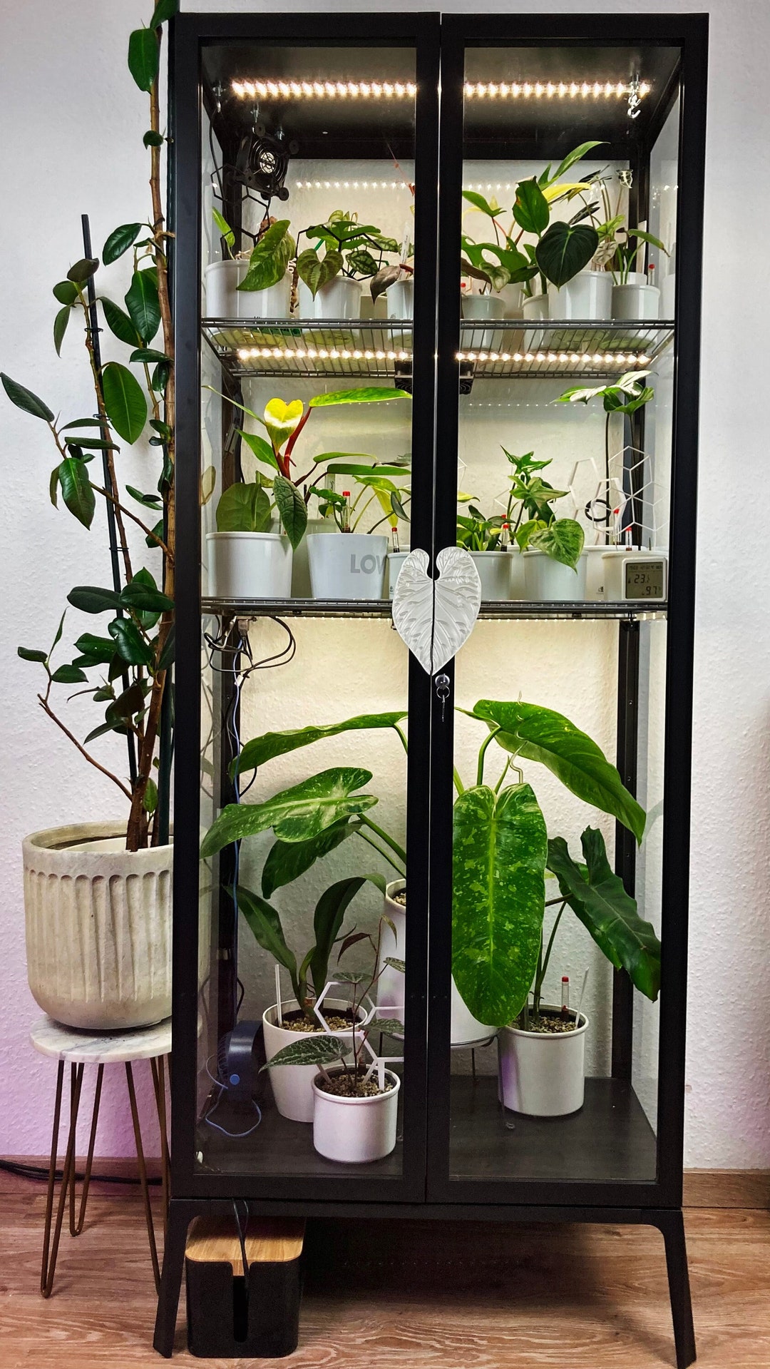 IKEA Milsbo Schrankgriffe Anthurium Regale Gewächshaus Etsy