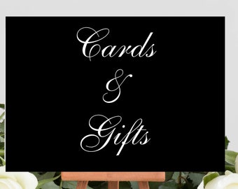 Gifts & Cards Acrylic Sign, Custom Acrylic Sign, Personalized Sign