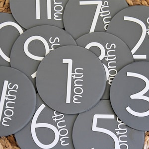 Acrylic Baby Milestones, Birth Announcement, Baby Monthly Milestones, Baby Photo Props, baby gift, Acrylic Milestones, Baby Milestone Discs