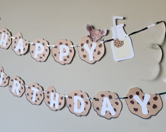 If you Give a mouse a cookie Birthday Banner