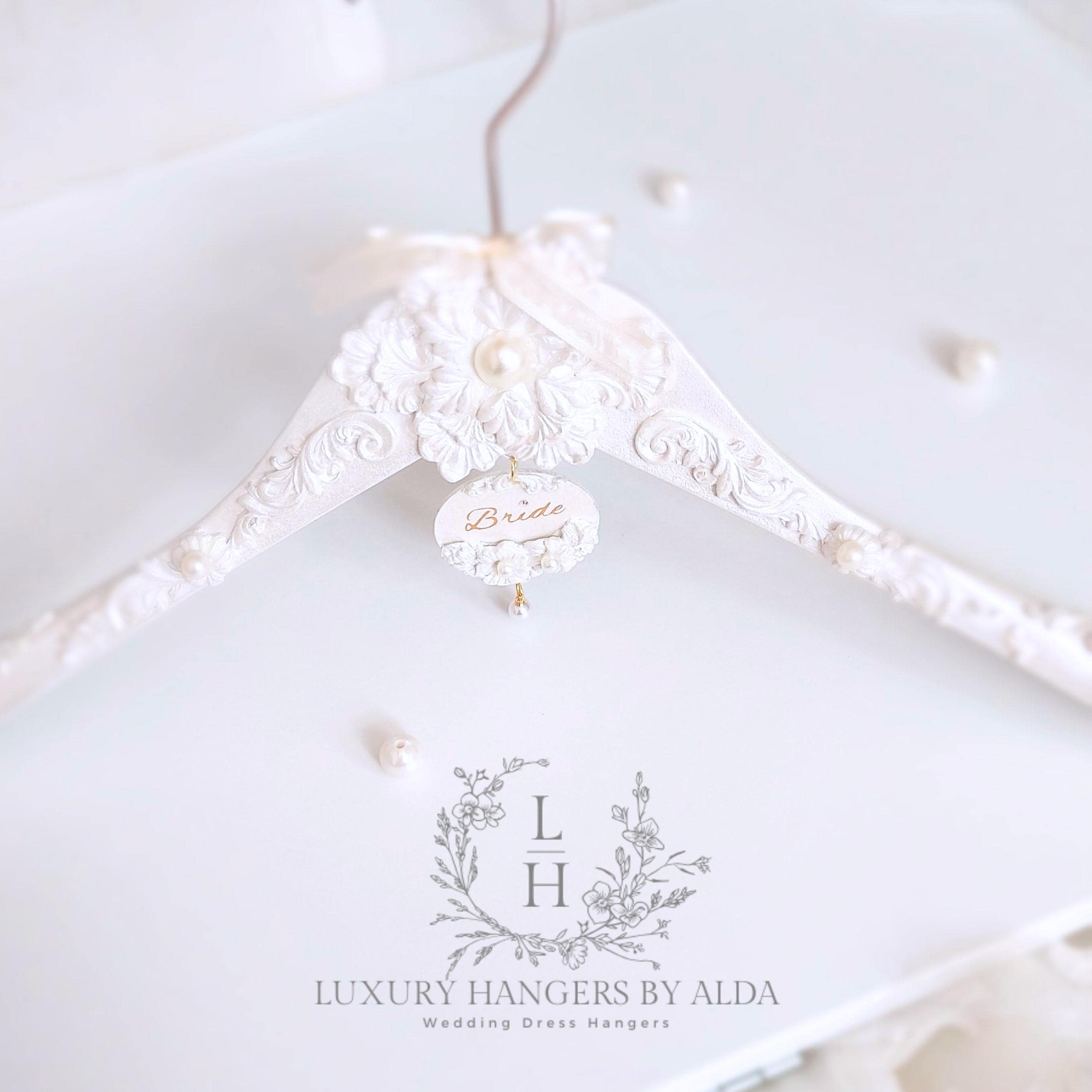 Decorative hangers for wedding dresses sale
