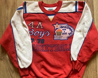 Vintage Best Company Basketball Sweatshirt 80s Made in Italy M