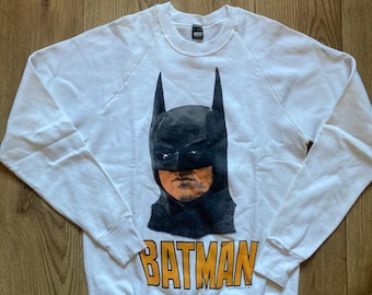 Moletom Batman vintage raro de 1989, tamanho G.