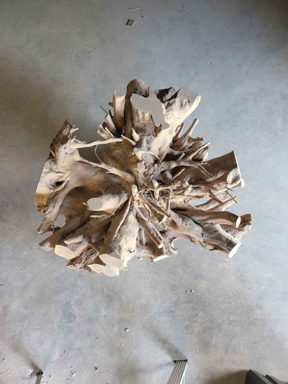 Iconic, Rare CUSTOM ROOT BALL Table, Coastal Dining Table, Tropical