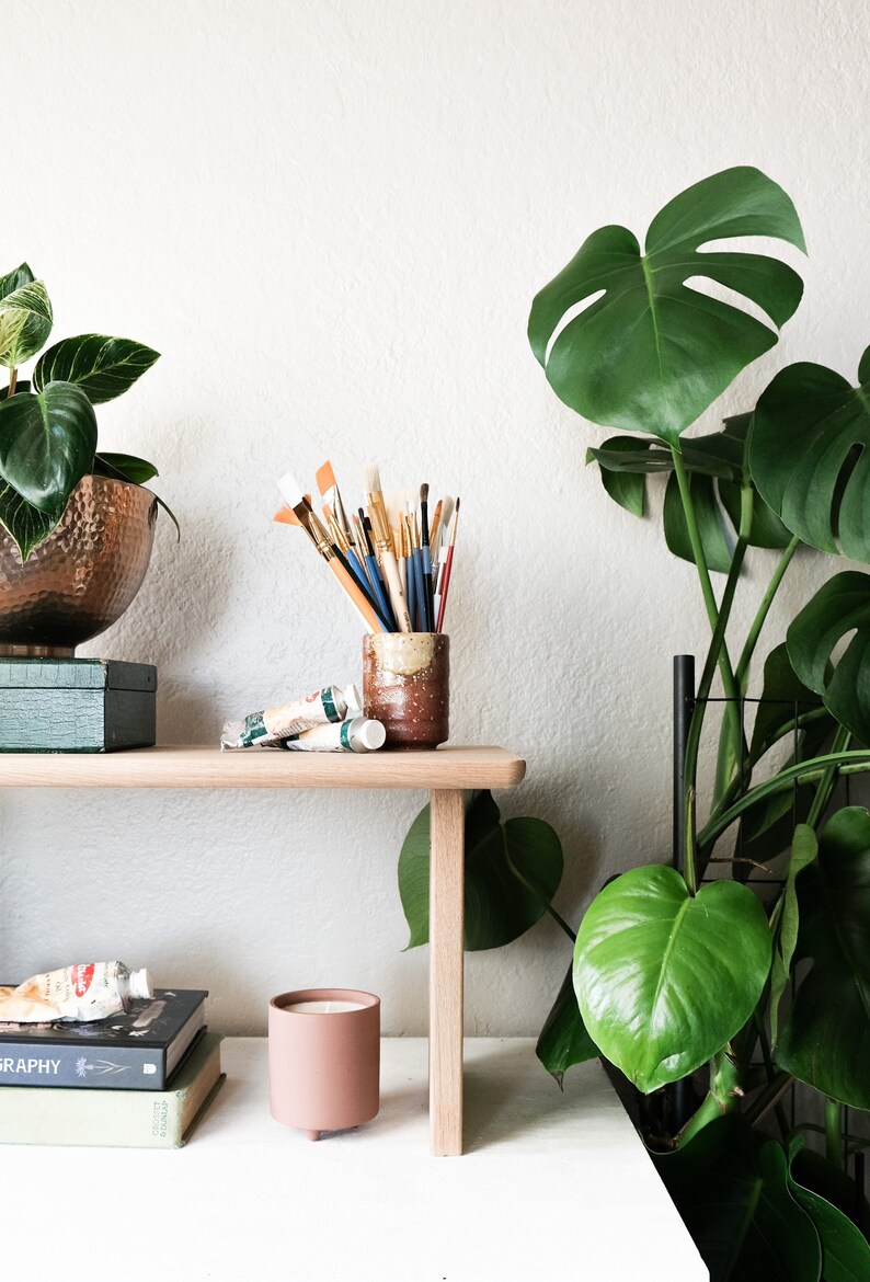 Plant Stand Shoe Rack Entry Way Bench Shoe Storage Modern Etsy