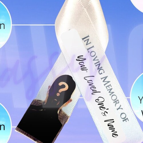 Personalized Memorial Ribbons include Your Loved Ones Name - Etsy