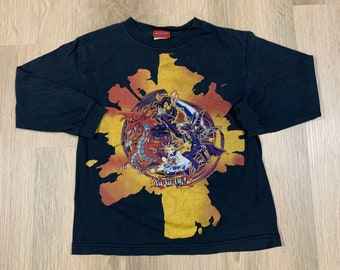 Youth Yu-Gi-Oh 1996 Graphic Long Sleeve T-Shirt size 8