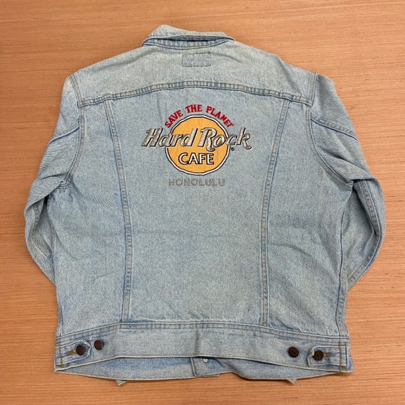 Lee Hard Rock CAFE デニムジャケット USA製 4つポケット (S2177)