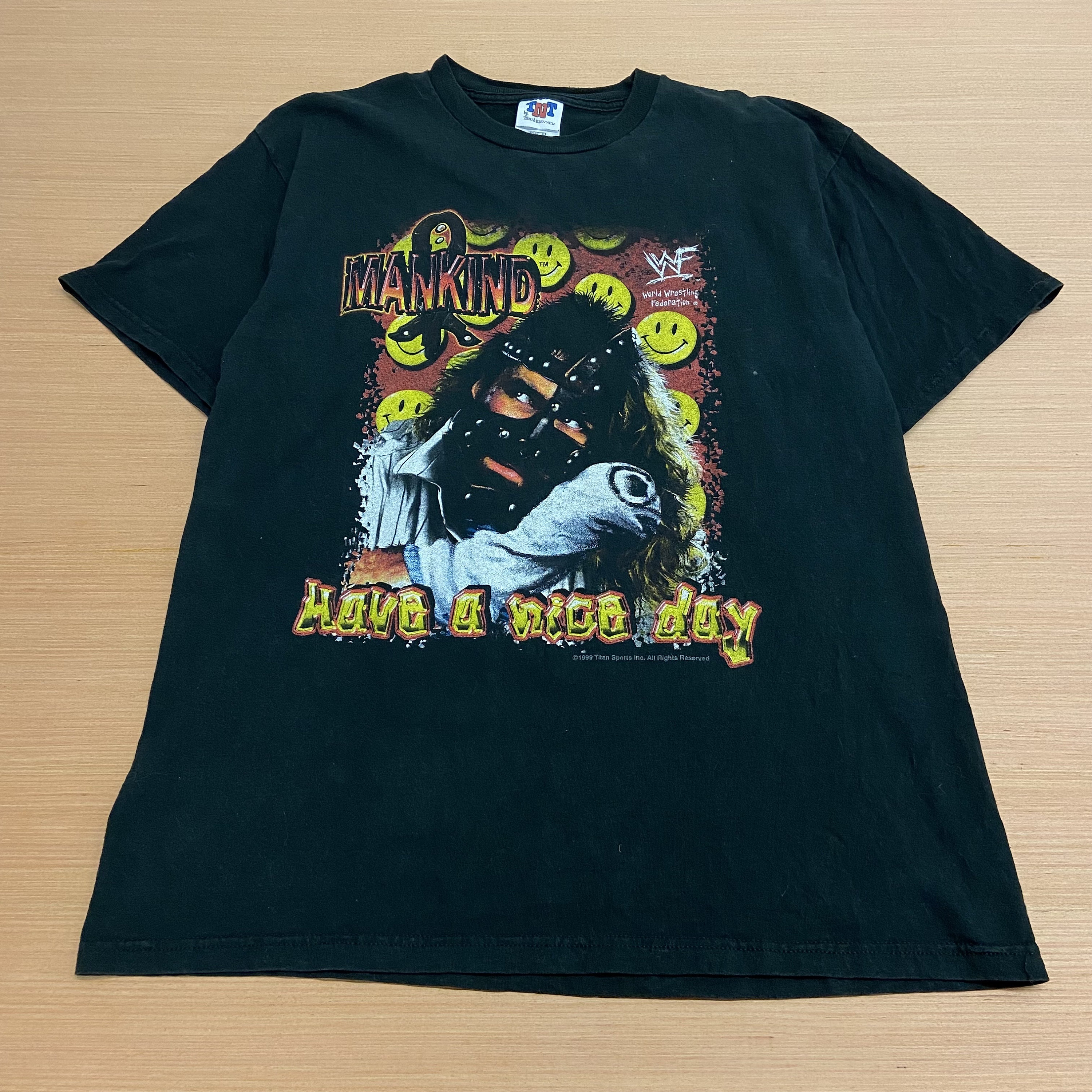 WWE WWF ミックフォーリー マンカインド Tシャツ ミックフォーリー マンカインド Tシャツ wwf