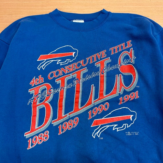 Vintage Buffalo Bills Crewneck Sweater Eastern Di… - image 2