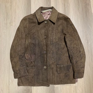 1960s Suede Leather Chore Jacket