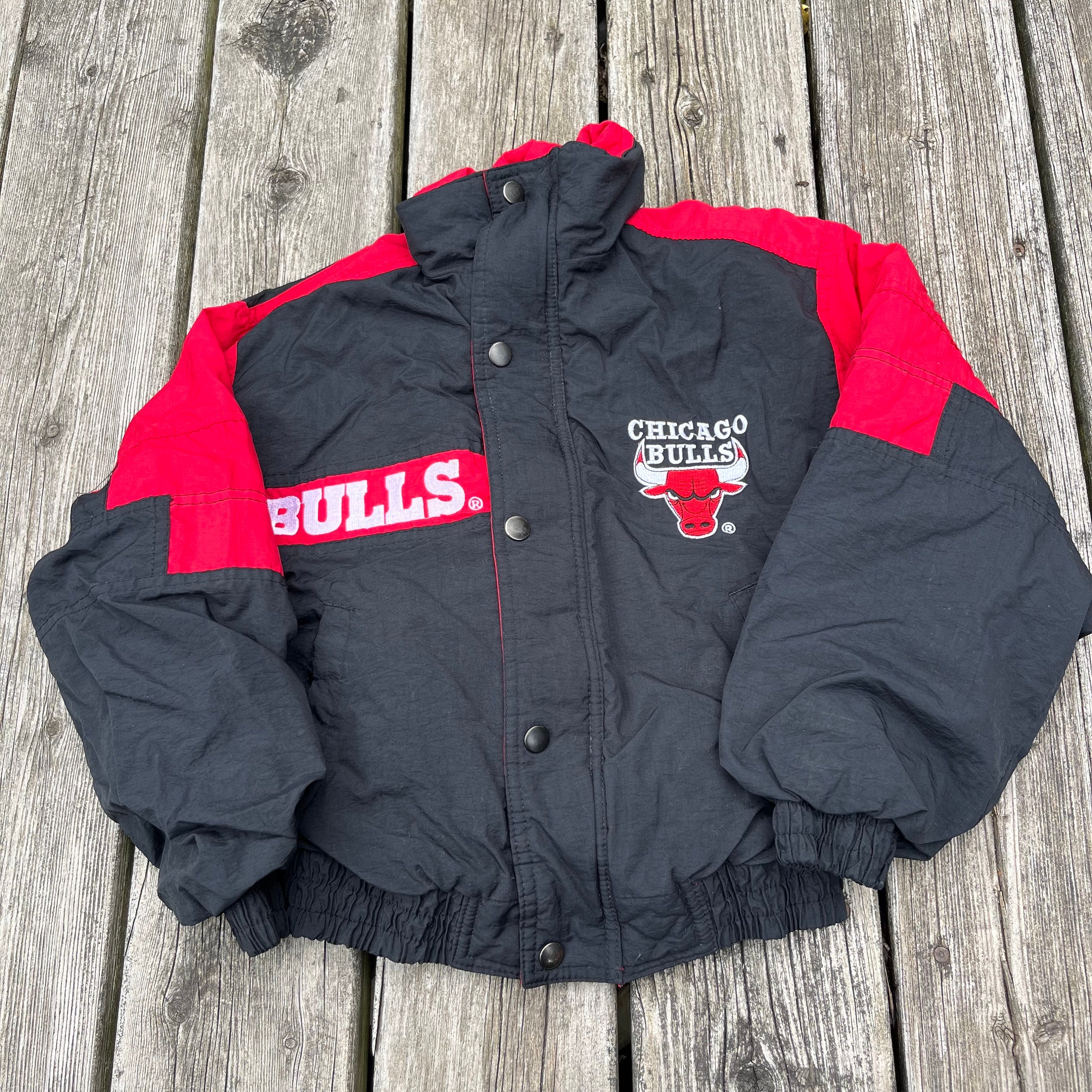 Chicago Bulls Vintage 80s Chalk Line Varsity Jacket Nba Basketball
