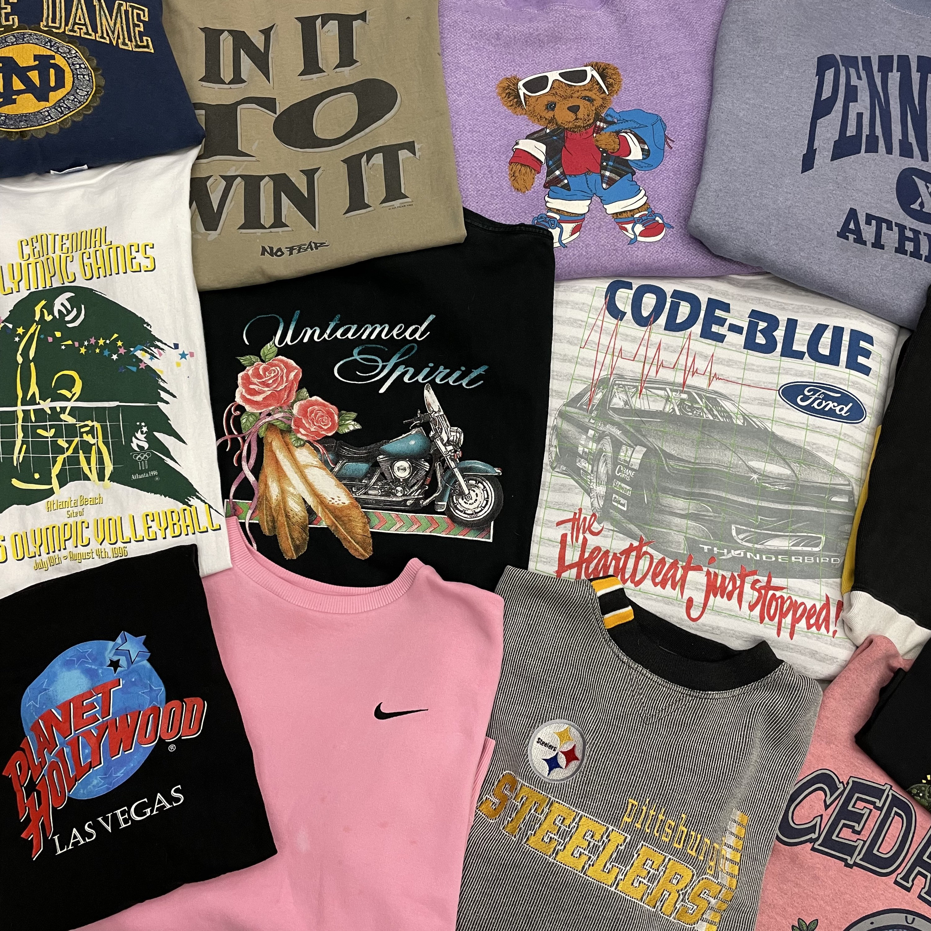 University Sweatshirts Mystery Box Vintage Sweatshirts Mens