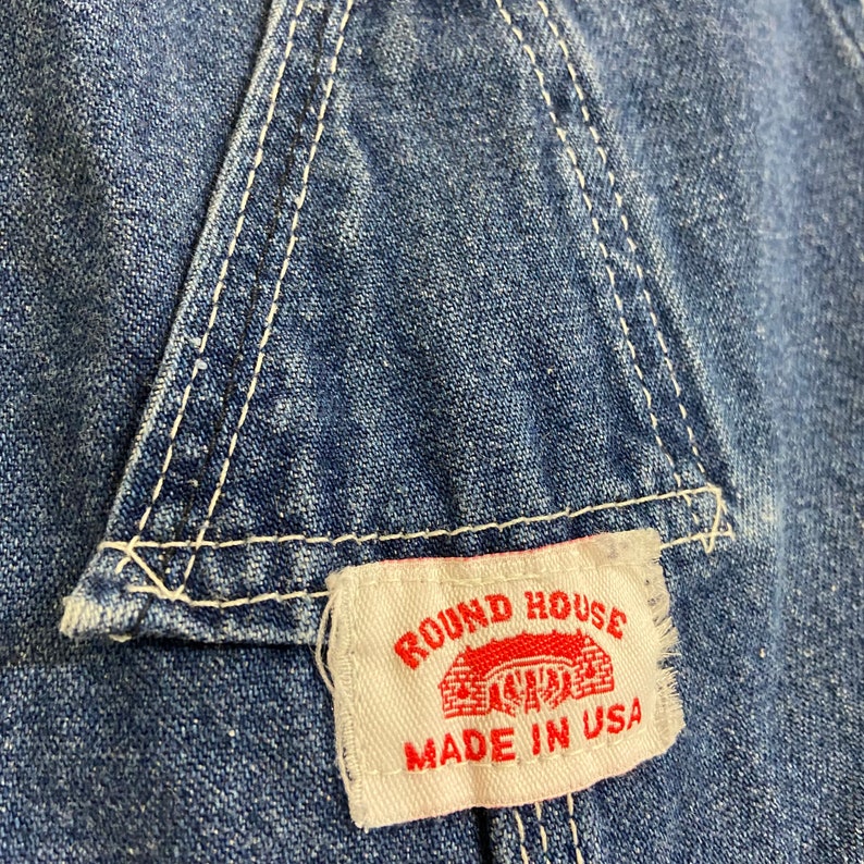 Vintage Big Bill Medium Denim Wash Denim Overalls - Etsy