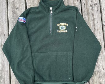 Jugend Green Bay Packers NFL Half Zip Fleece Größe L