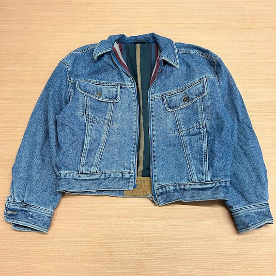 Vintage Lizwear Reversible Denim Jacket - image 1