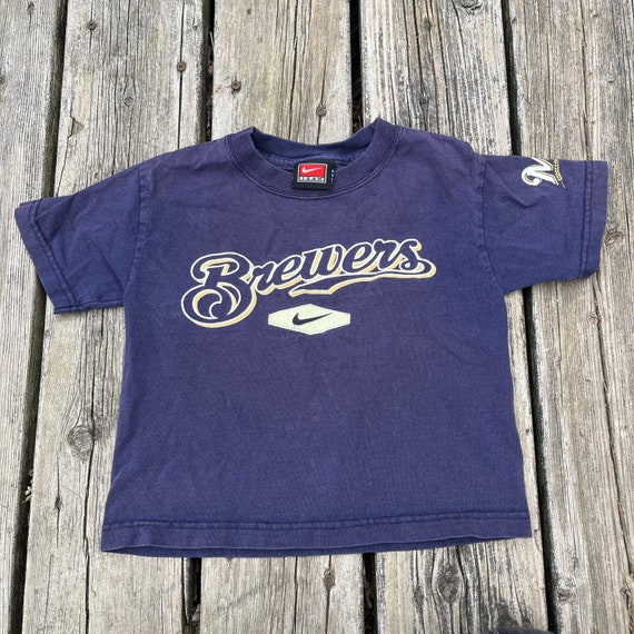 Youth Nike Brewers Spell Out T-shirt Size 3T 