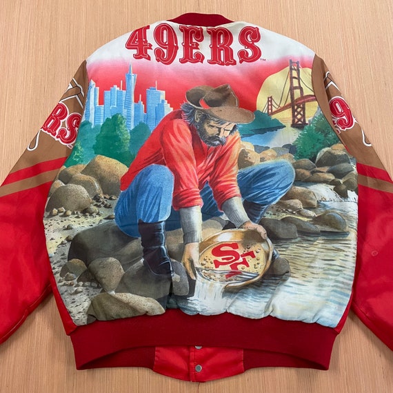 Vintage San Francisco 49ers Chalk Line Jacket Size Medium - Etsy Vintage San Francisco 49ers Chalk Line Jacket Size Medium - Etsy