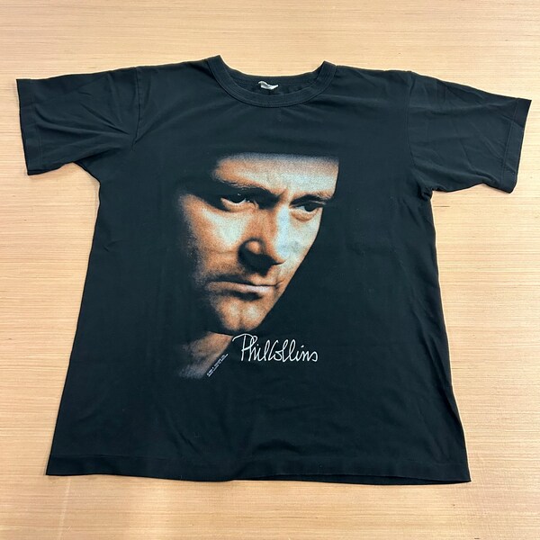 Vintage 1990 Phil Collins Tour T-Shirt Size XL