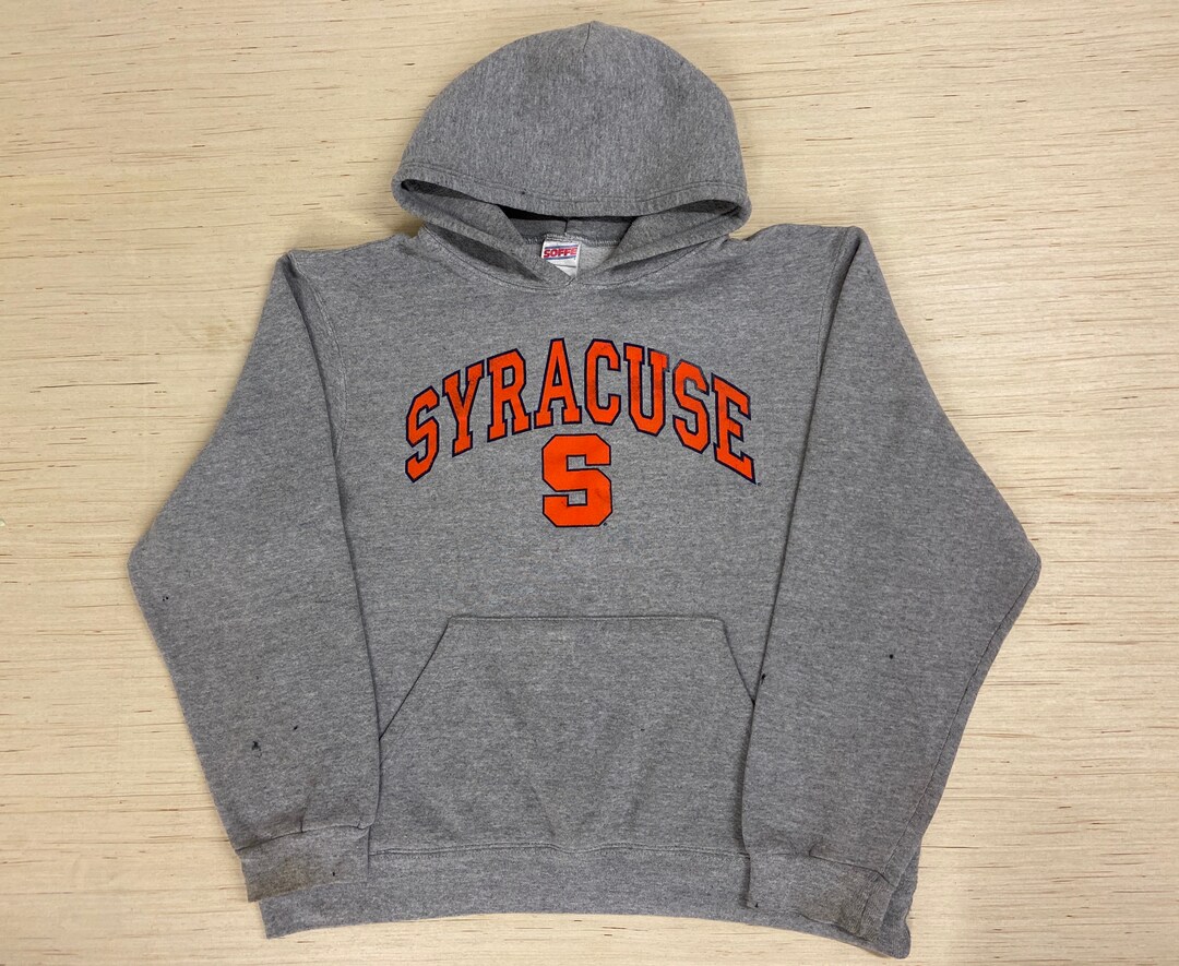 Vintage Syracuse University Big Graphic Hoodie Sweatshirt Size Large Etsy