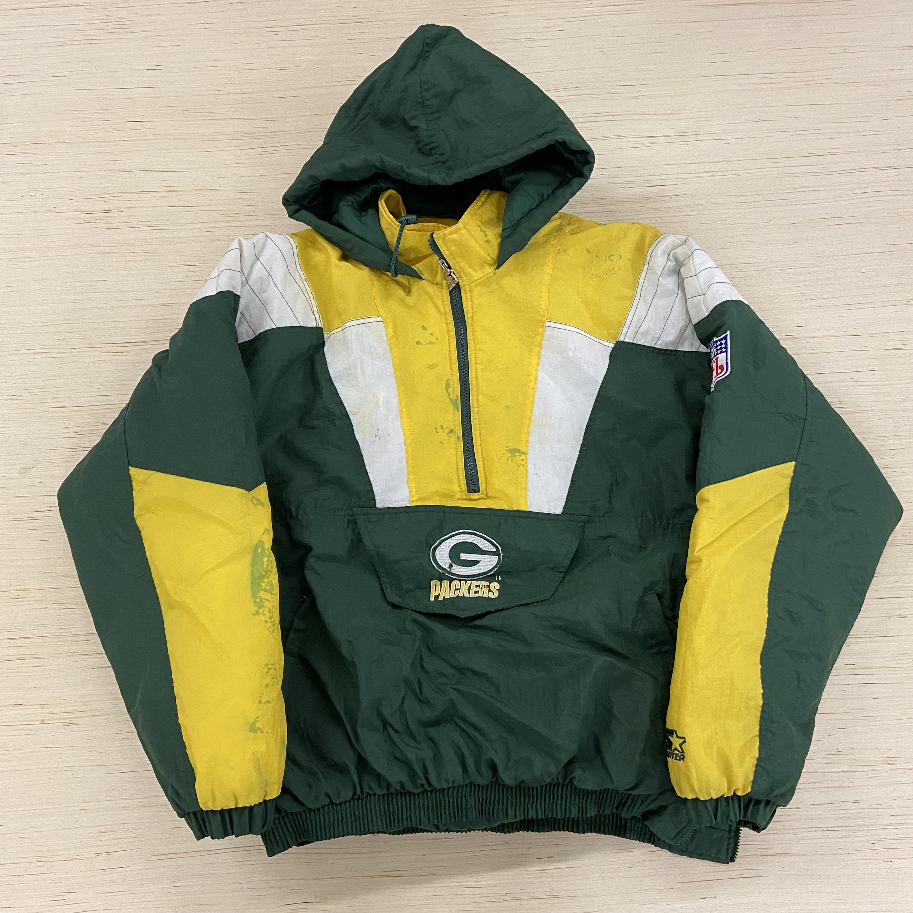 Vintage Green Bay Packers NFL Starter Anorak Puffer Jacket Vintage Green Bay Packers NFL Starter Anorak Puffer Jacket