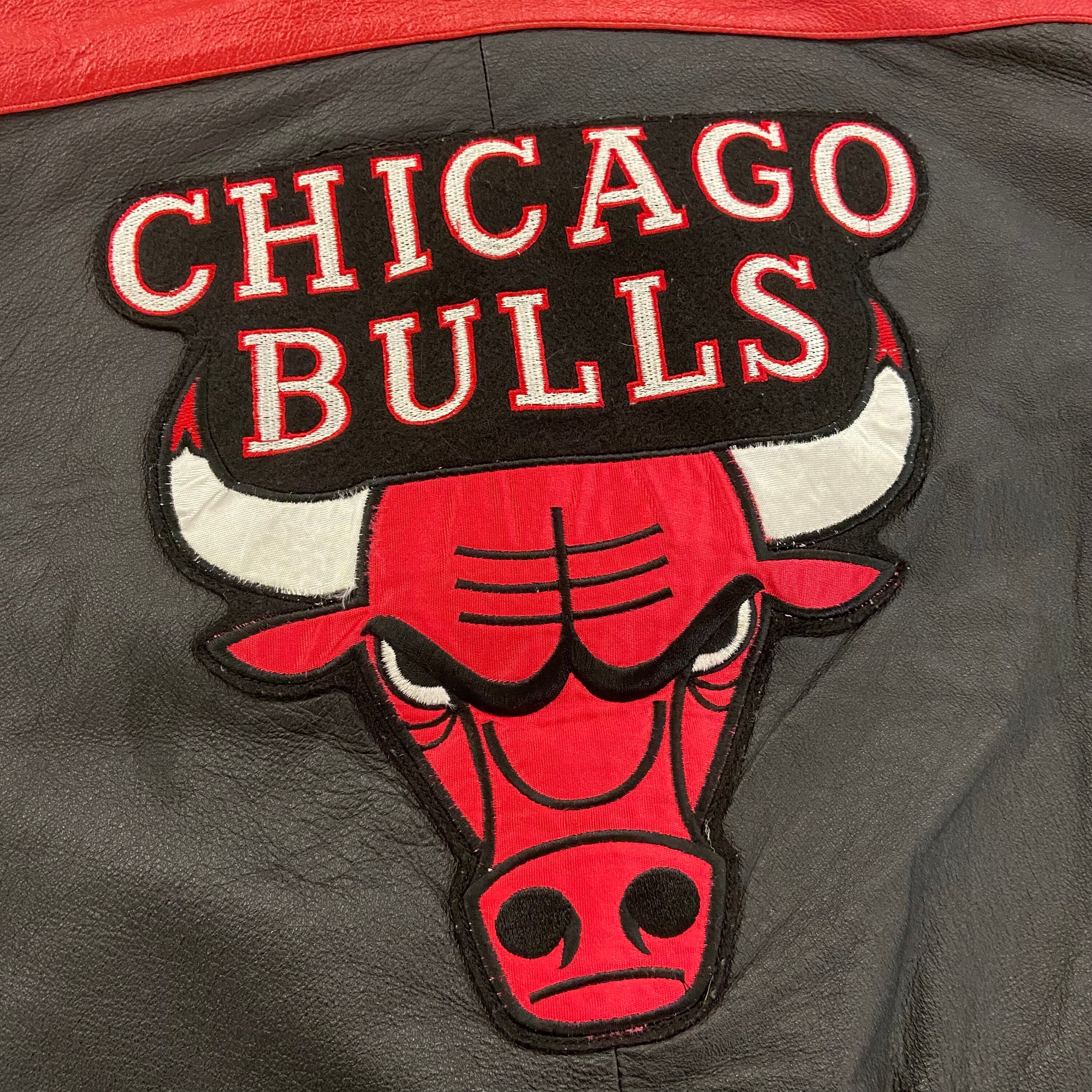 Chicago Bulls Vintage 1990s NBA Leather Jacket - Etsy