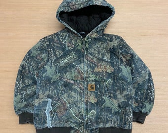 Youth Carhartt Mossy Oak Realtree WorkWear Jacket Size Youth Medium (10-12)