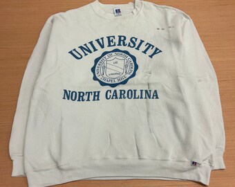 Vintage 1990’s University Of North Carolina Crewneck Sweater Size XL