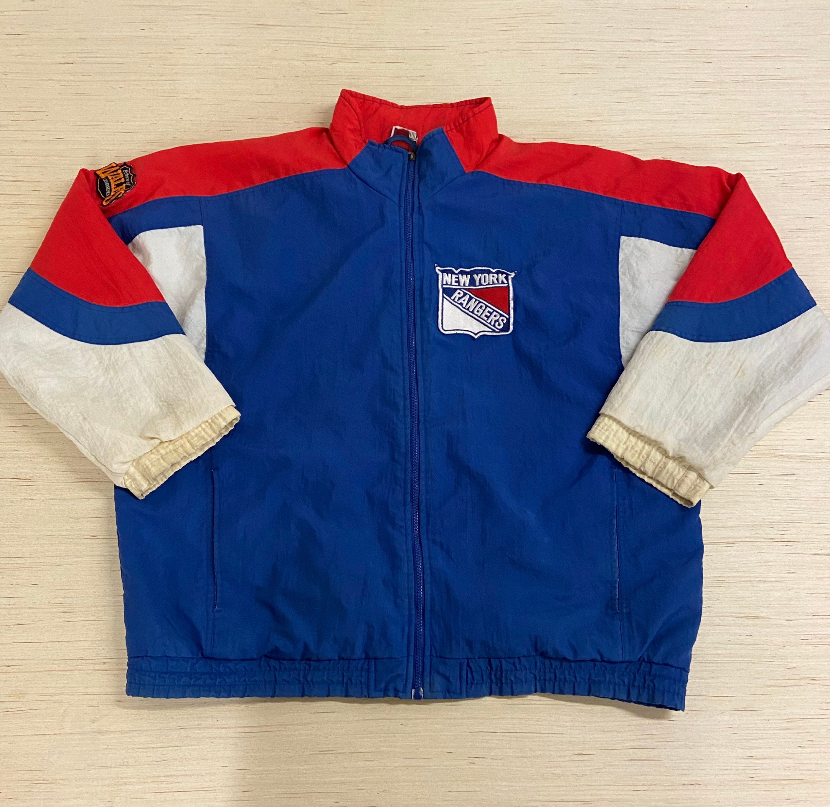 Vintage 80s NEW YORK RANGERS NHL Starter Nylon Jacket S