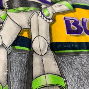 Youth Buzz LightYear Fleece Vintage Crewneck Sweatshirt size youth L image 3