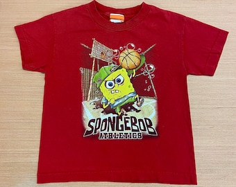 Youth Spongebob Athletics Graphic T-Shirt Size 6/7