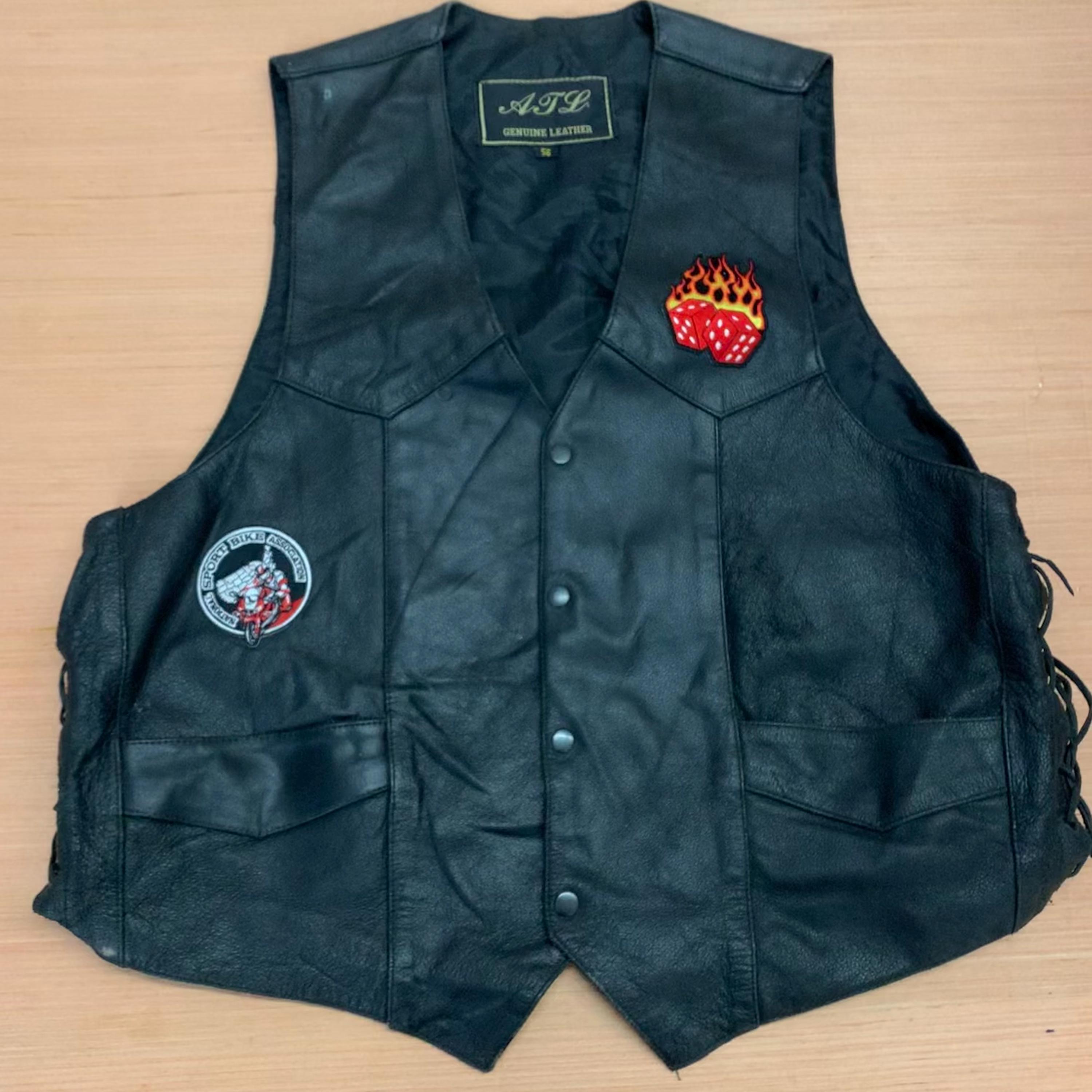 Over sized riders vest オーバーサイズライダーズベスト