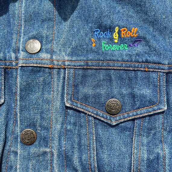 Youth Vintage Hard Rock Denim Jacket - image 4