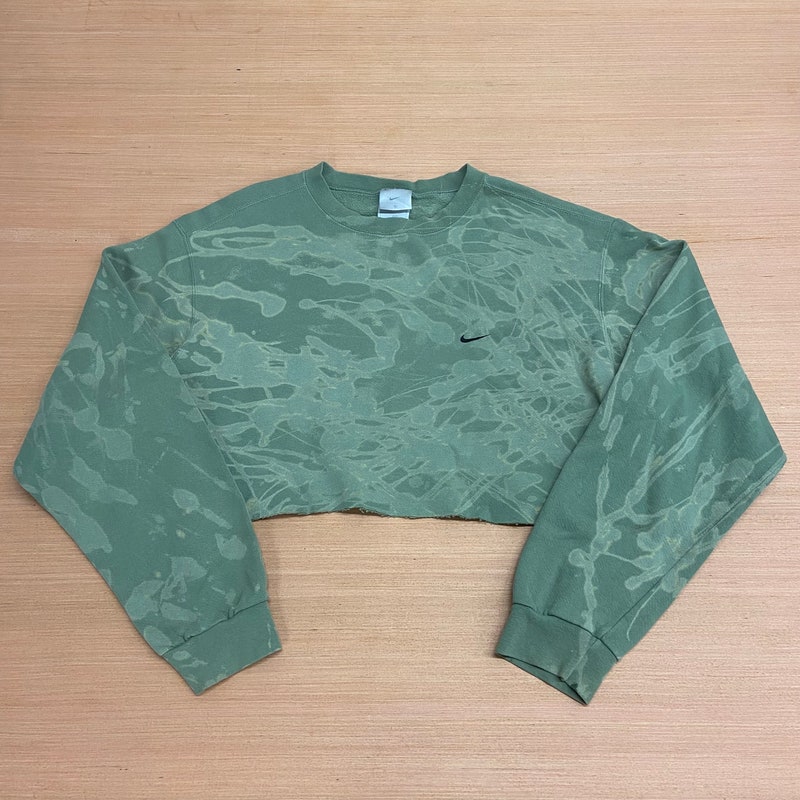 Cropped Bleached Crewneck main image 1
