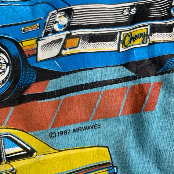 Vintage 1980s Chevy II Nova Graphic T-shirt size M - image 3