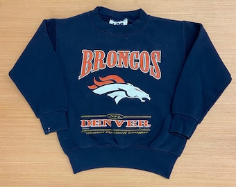 Youth Denver Broncos NFL Lee Crewneck Sweater Size Youth Medium