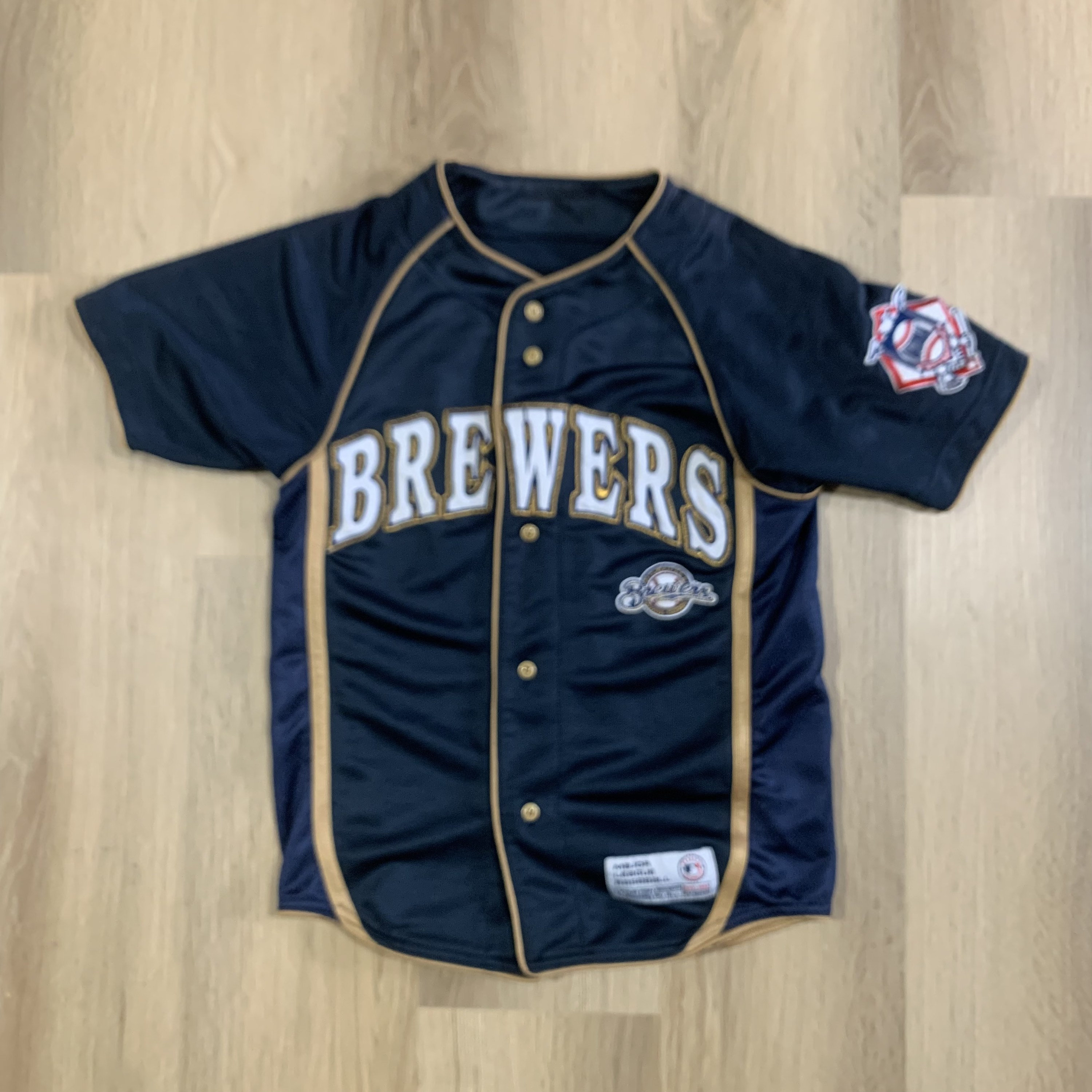 Buy Youth Vintage Milwaukee Brewers MLB Jersey Online in India 