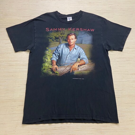 Vintage 1990s Sammy Kershaw Matches Tour Tshirt Size Large Etsy