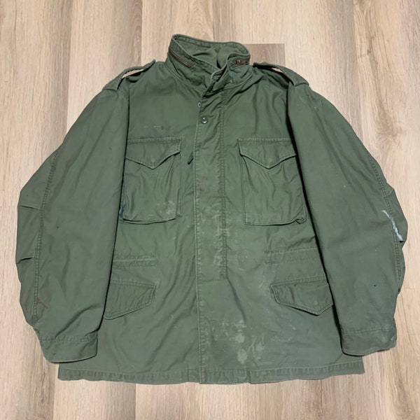 Vintage 1960s US Military M65 OG 107 Field Coat