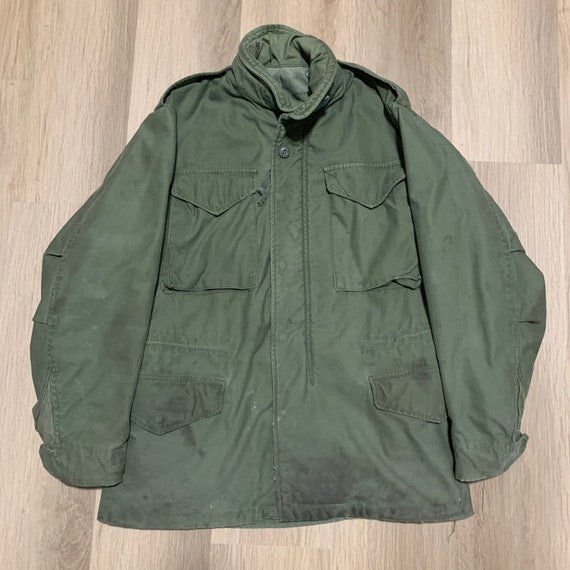 Vintage 1960s US Military M65 OG 107 Field Coat Etsy